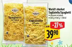 Albert WORLD'S MARKET Tagliatelle/spaghetti nabídka