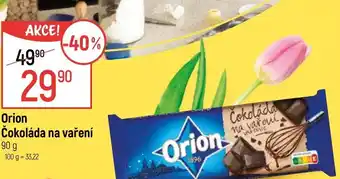 Globus Orion Čokoláda na vaření nabídka