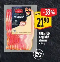 Albert PREMIUM Anglická slanina nabídka