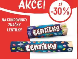Globus Na cukrovinky značky lentilky nabídka