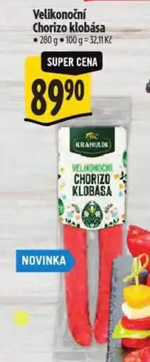 Albert Velikonoční chorizo klobása nabídka