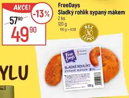 Globus FreeDays Sladký rohlík sypaný mákem nabídka
