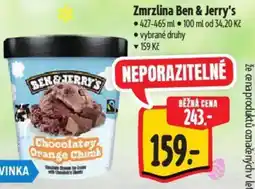 Albert BEN & JERRY'S Zmrzlina nabídka