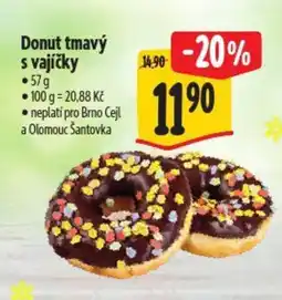Albert Donut tmavý s vajíčky nabídka