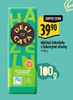 Albert Mléčná čokoláda s lískovými ořechy nabídka