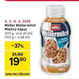 Tesco MÜLLER MÜLLERMILCH Mléčný nápoj nabídka