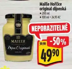 Albert MAILLE Hořčice original dijonská nabídka