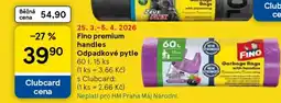 Tesco Fino premium handles Odpadkové pytle nabídka
