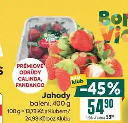 Billa Jahody balení nabídka