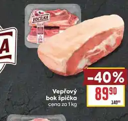 Billa Vepřový bok špička cena za nabídka