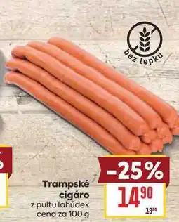 Billa Trampské cigáro z pultu lahůdek cena za nabídka