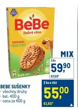 Makro Bebe sušenky nabídka