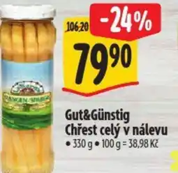 Albert Gut&Günstig Chřest celý v nálevu nabídka