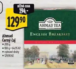 Albert Ahmad Černý čaj nabídka