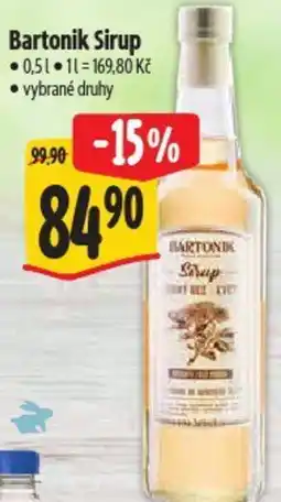Albert Bartonik Sirup nabídka