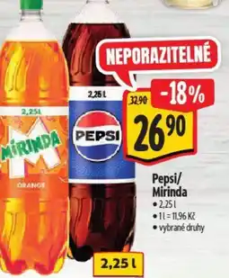 Albert Pepsi/ Mirinda nabídka