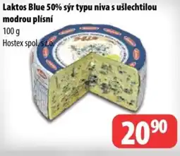 Partner Maloobchodní síť Laktos Blue 50% sýr typu niva s ušlechtilou modrou plísní nabídka