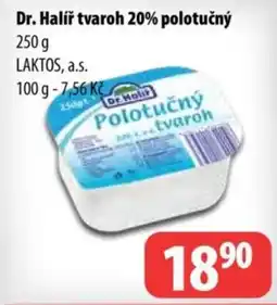 Partner Maloobchodní síť Dr. Halíř tvaroh 20% polotučný nabídka