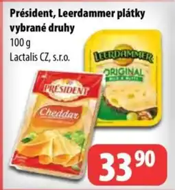 Partner Maloobchodní síť Président, Leerdammer plátky nabídka