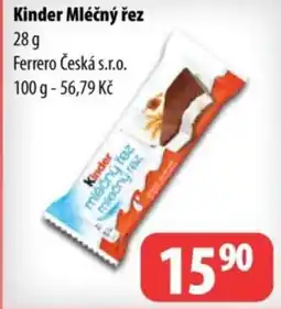 Partner Maloobchodní síť Kinder Mléčný řez nabídka