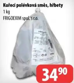 Partner Maloobchodní síť Kuřecí polévková směs, hřbety nabídka