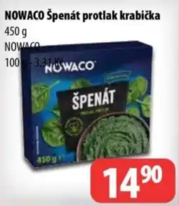 Partner Maloobchodní síť NOWACO Špenát protlak krabička nabídka