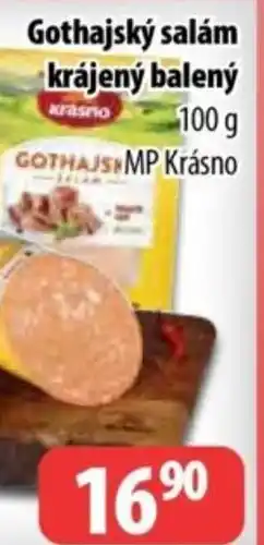 Partner Maloobchodní síť Gothajský salám krájený balený nabídka