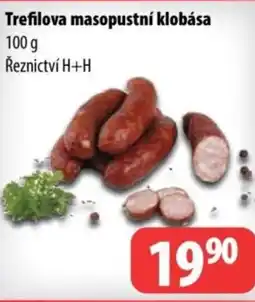Partner Maloobchodní síť Trefilova masopustní klobása nabídka