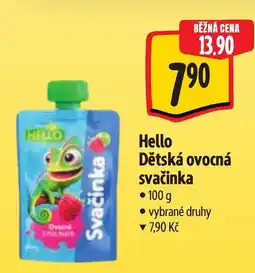 Albert Hello Dětská ovocná svačinka nabídka