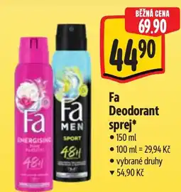 Albert Fa Deodorant sprej nabídka
