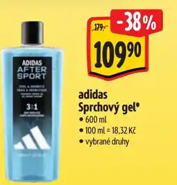 Albert Adidas Sprchový gel nabídka