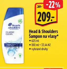 Albert Head & Shoulders Šampon na vlasy nabídka