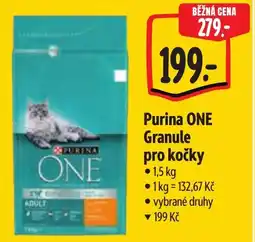 Albert Purina ONE Granule pro kočky nabídka