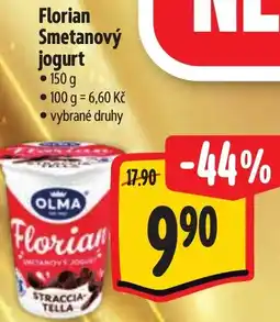 Albert Olma Florian Smetanový jogurt nabídka