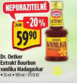Albert Dr. Oetker Extrakt Bourbon vanilka Madagaskar nabídka