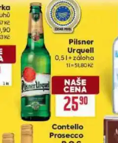 Billa Pivo pilsner urquell nabídka