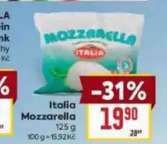 Billa Itala mozzarella nabídka