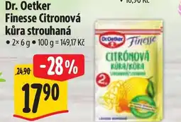 Albert Dr. Oetker Finesse Citronová kůra strouhaná nabídka