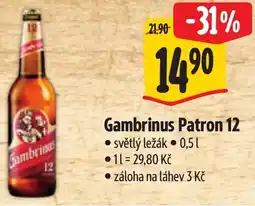 Albert Gambrinus Patron 12 nabídka