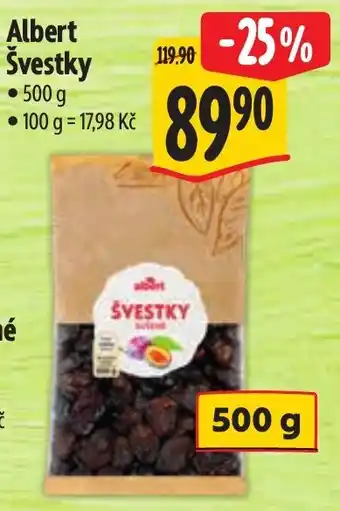 Albert Albert Švestky nabídka