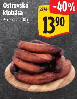Albert Ostravská klobása nabídka