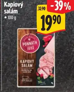 Albert Kapiový salám nabídka