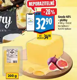 Albert Gouda 48% - plátky nabídka