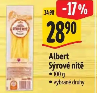 Albert Albert Sýrové nitě nabídka