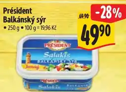 Albert Président Balkánský sýr nabídka