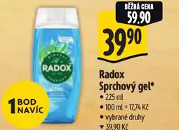 Albert Radox Sprchový gel nabídka