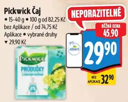 Albert Pickwick Čaj nabídka