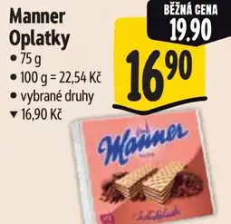 Albert Manner Oplatky nabídka