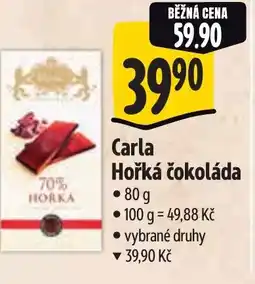 Albert Carla Hořká čokoláda nabídka
