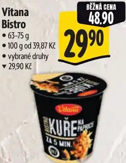 Albert Vitana Bistro nabídka